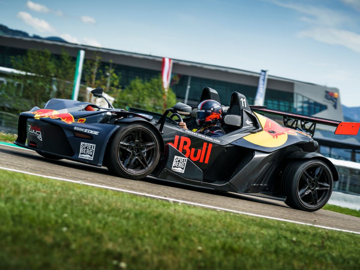 KTM X-Bow driver practicing on track