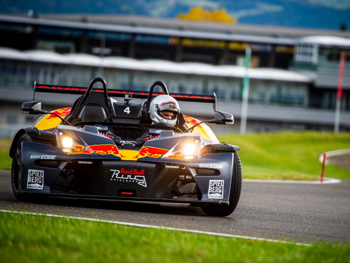 KTM X-Bow taking a corner