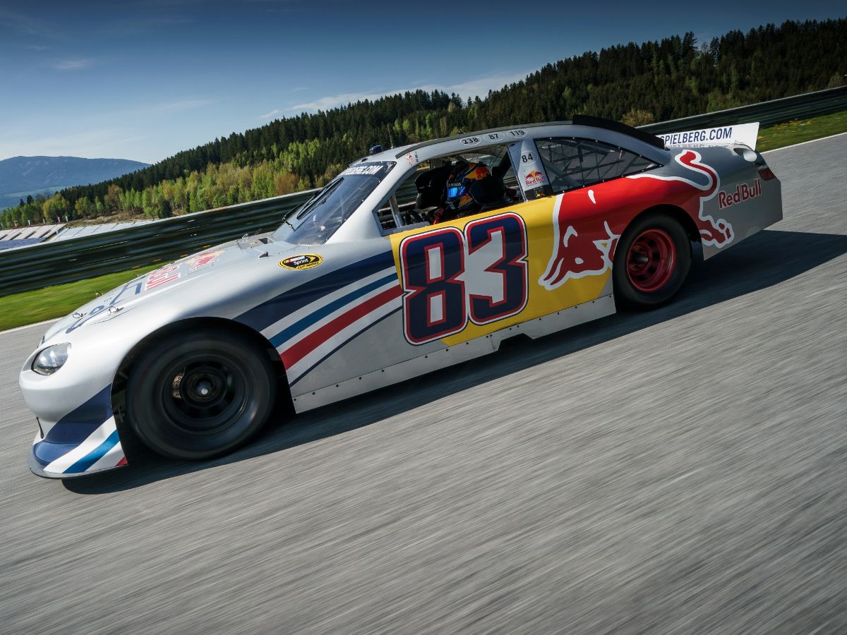 Nascar driving on the Red Bull Ring