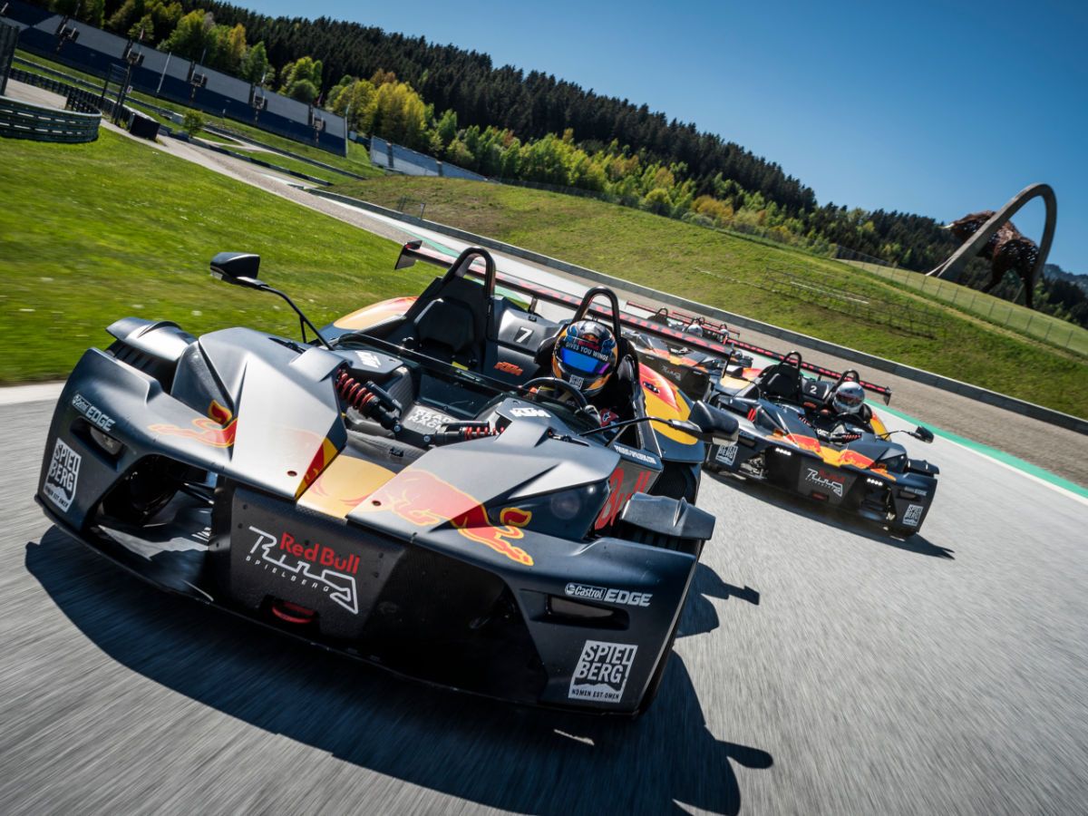 KTM X-Bow on the race track