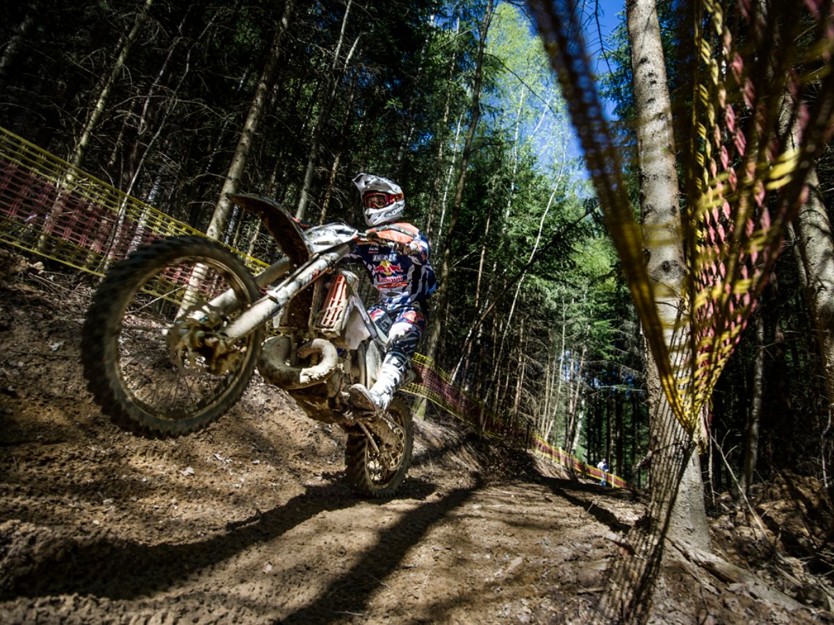 Enduro Bike on offroad track