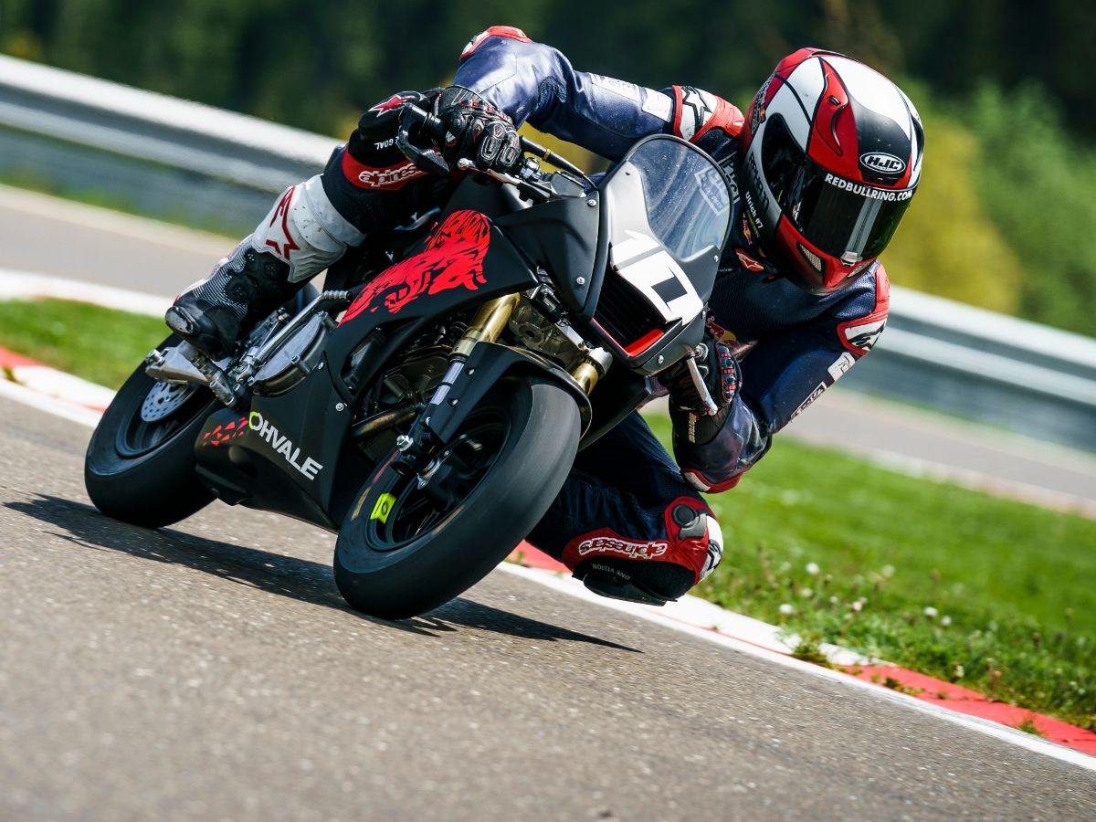 Ohvale MiniGP legt sich in die Kurve