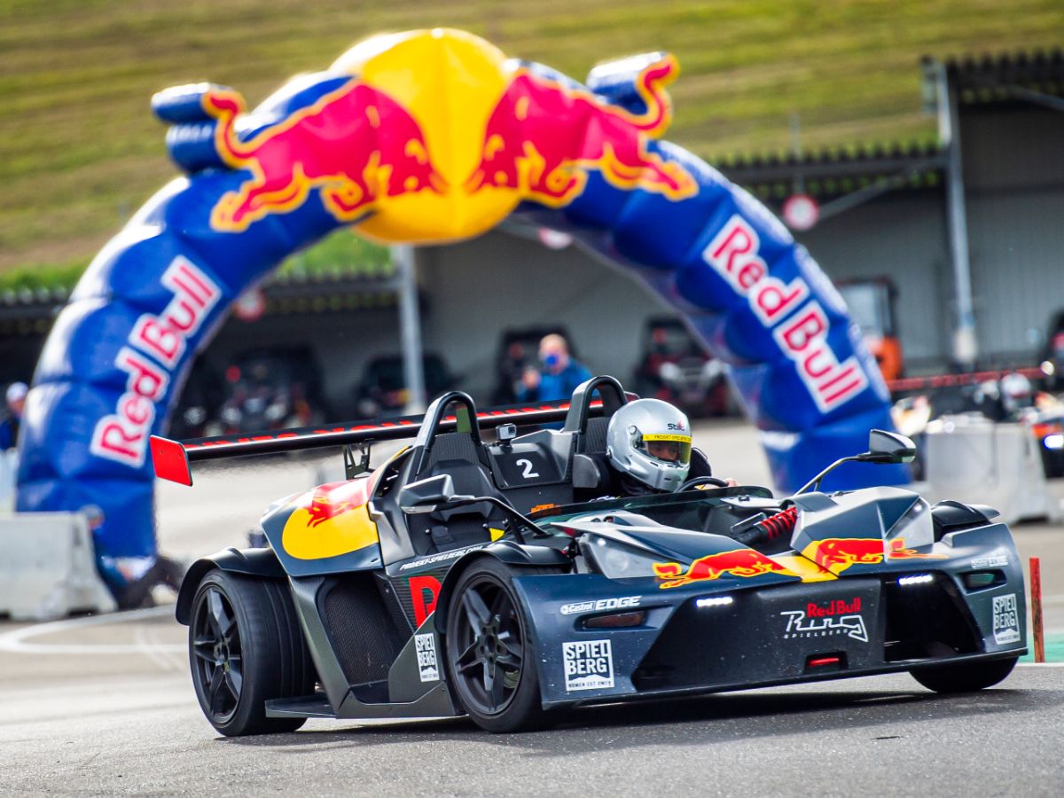 KTM X-Bow driving in the  Driving Center