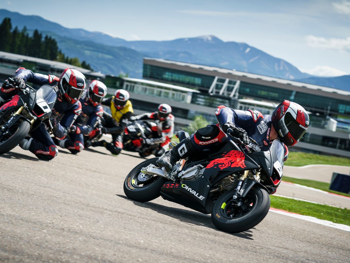 Mini Bikes racing on the Red Bull Ring