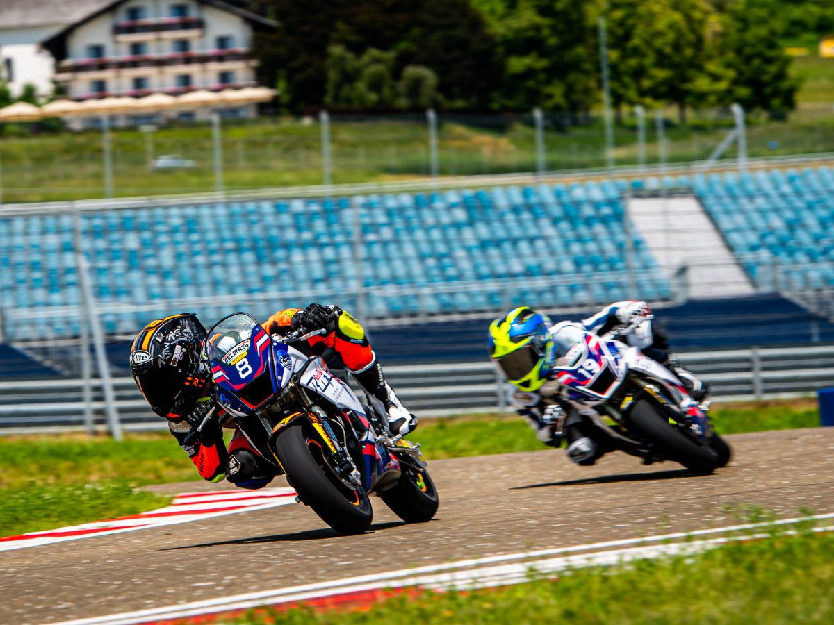 Mini Bikes racing on the Red Bull Ring