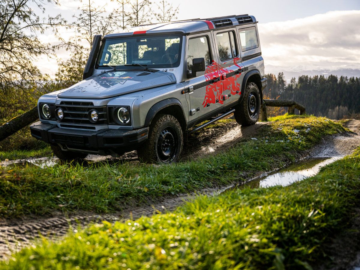 Ineos Grenadier on the 4WD Test Track