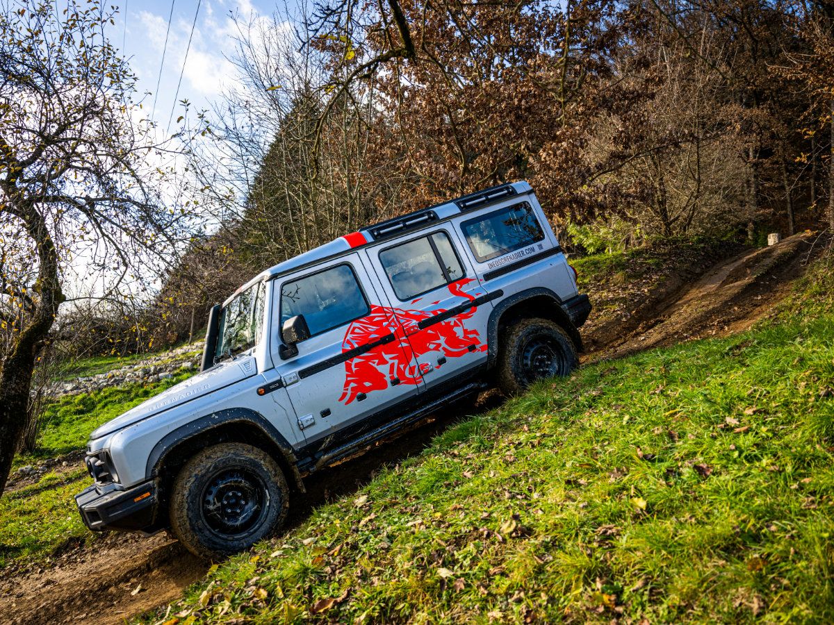 Ineos Grenadier on the 4WD Test Track